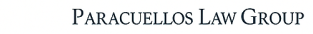 Header Logo, reading "Paracuellos Law Group" In black font