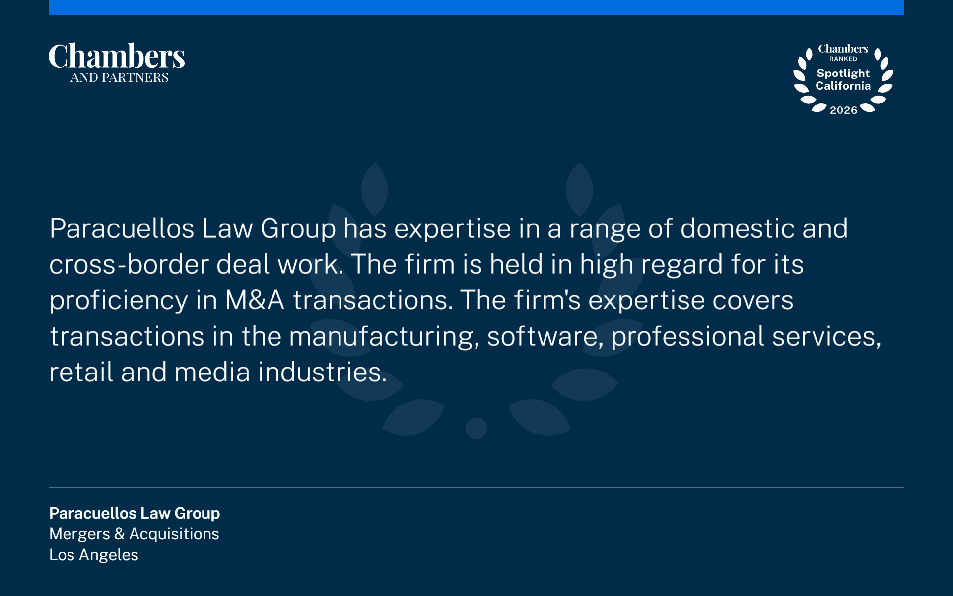 M&A Chambers quote graphic